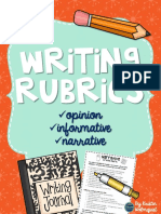 writingrubrics3rdgradeopinioninformativenarrative