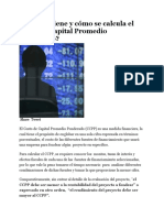 Qué Uso Tiene y Cómo Se Calcula El Costo de Capital Promedio Ponderado