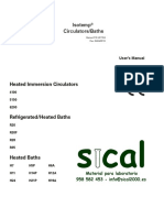 User Manual Isotemp Refrigerated Heated Bath Circulators - S