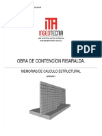 Memorias de Diseño Muros Risaralda V1.0 31082017 PDF
