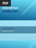 Descriptive Hydrology