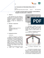 Circuitos com interruptores e minuteria