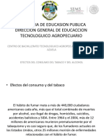 Efectos Del Consumo Del Tabaco y Del Alcohol