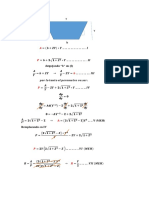 Formulas Para diseño de maxima eficiencia hidraulica