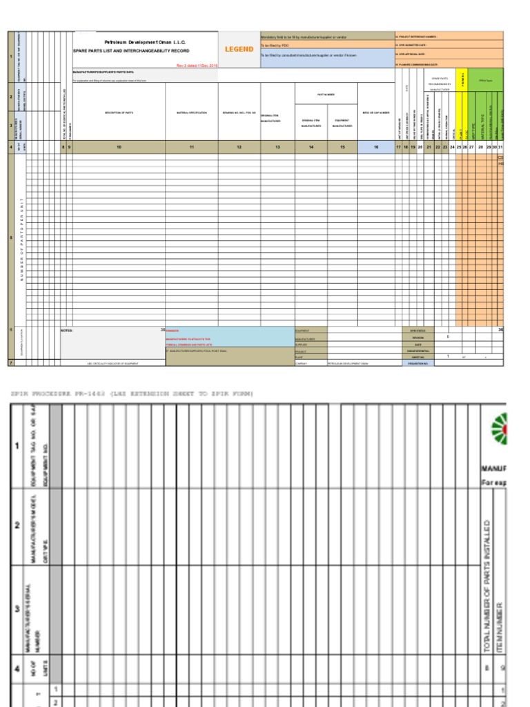 Spir Form Rev3 | PDF | Specification (Technical Standard) | Business