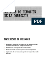 Métodos de Remocion de La Corrosión