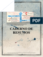 Caderno de Resumos