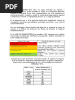 Nom 059 Semarnat 2010 PDF | PDF | Biodiversidad | Especie en peligro