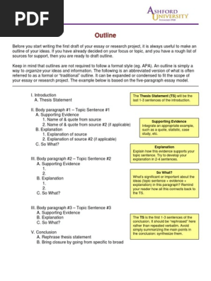 Essay Outline