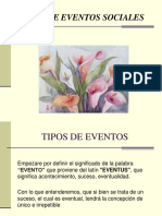 Tipos de Eventos