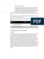 Properties Value: Ug-23 Maximum Allowable Stress Values