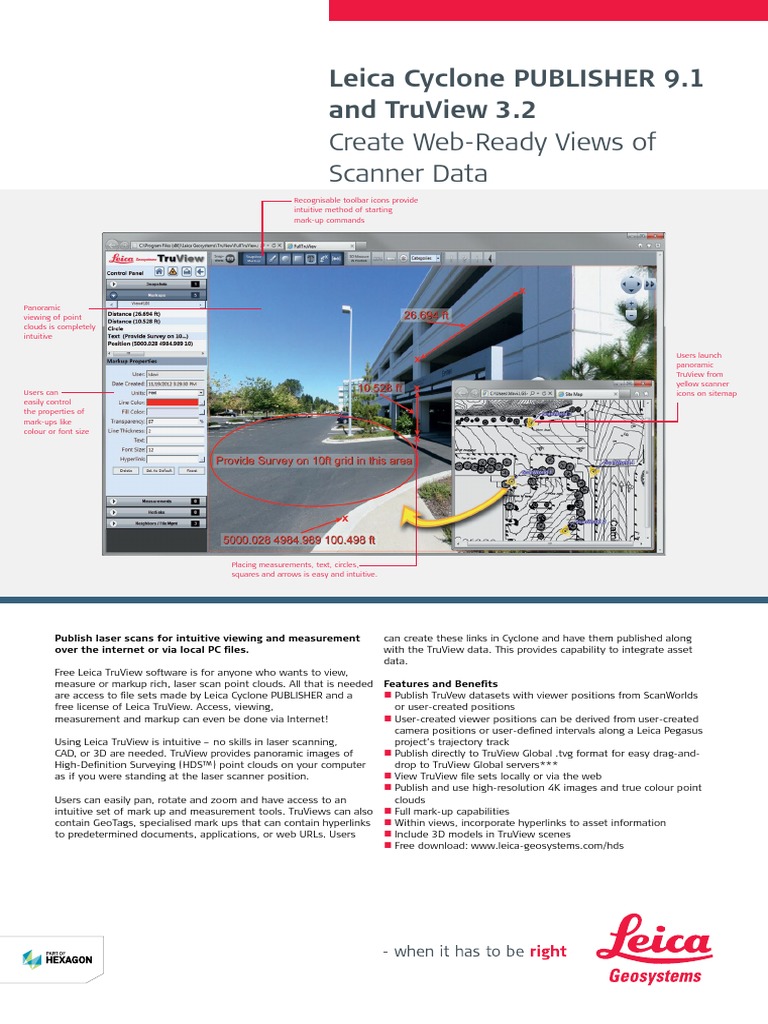 Leica Cyclone PUBLISHER 91 | PDF | Portable Document Format | Hyperlink