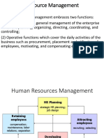 Human Resource Management Functions