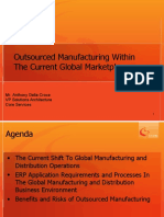 Outsourced Manufacturing Within The Current Global Marketplace