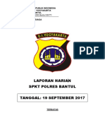 Lap Ppgk Polres Bantul Tgl 16 September 2017