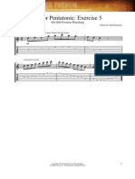 Major Pentatonic: Exercise 5: 9th/10th Position Playalong