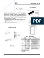 3-To-8-Line Decoder/Demultiplexer: KK74LS138