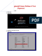 Cara Menginstall Linux Debian 6 Text (TUGAS MIS GUI TEXT)