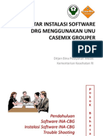 Pengantar Instalasi Software DRG Menggunakan Unu Casemix Grouper