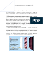 Degradacion de Polimeros Por Alta Radiaciãn