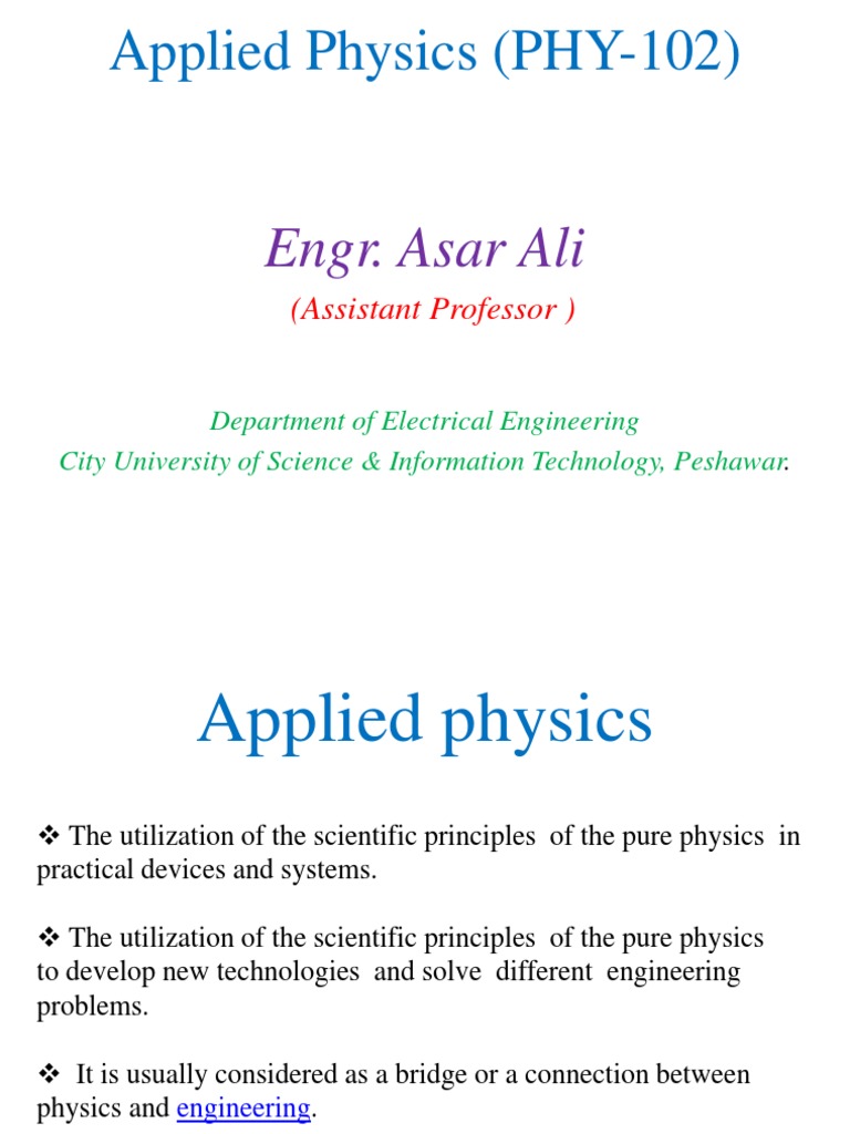 Appl Phy Chap# 1 | PDF | P–N Junction | Semiconductors