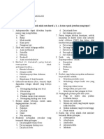 Soal Ulangan Farmakologi Laksativ, Diare, Kolagoga, Spasmodik, Hepatoprotektor