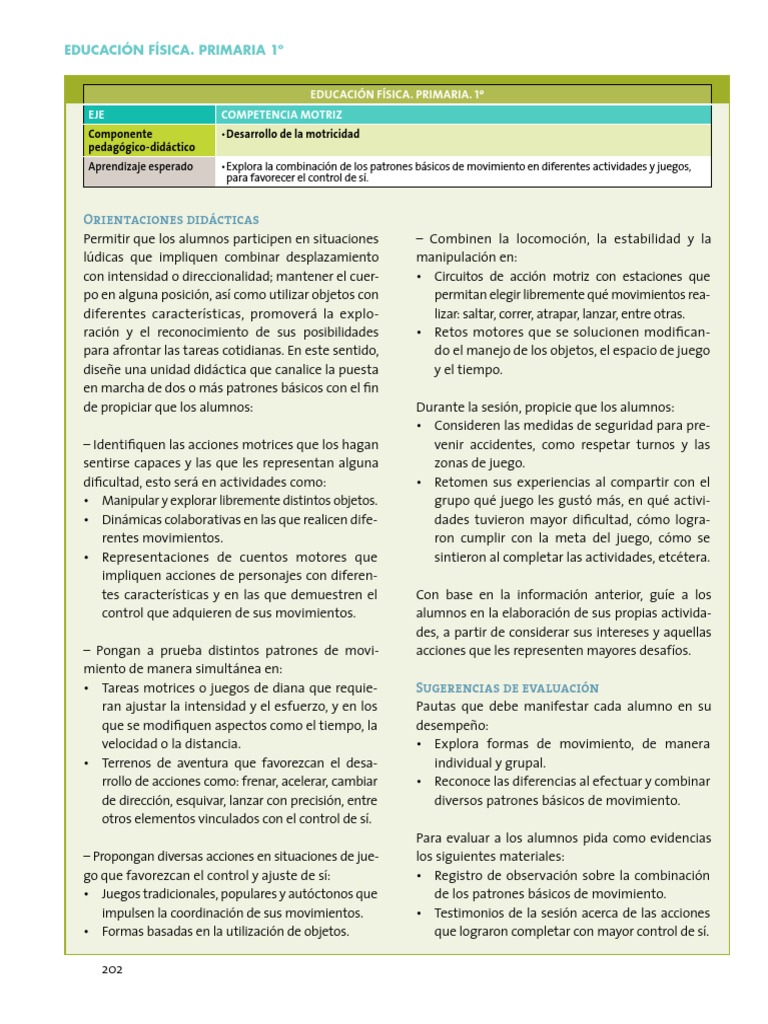 Orientaciones didácticas y sugerencias de evaluación 1