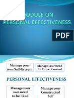 Personnel Effectiveness
