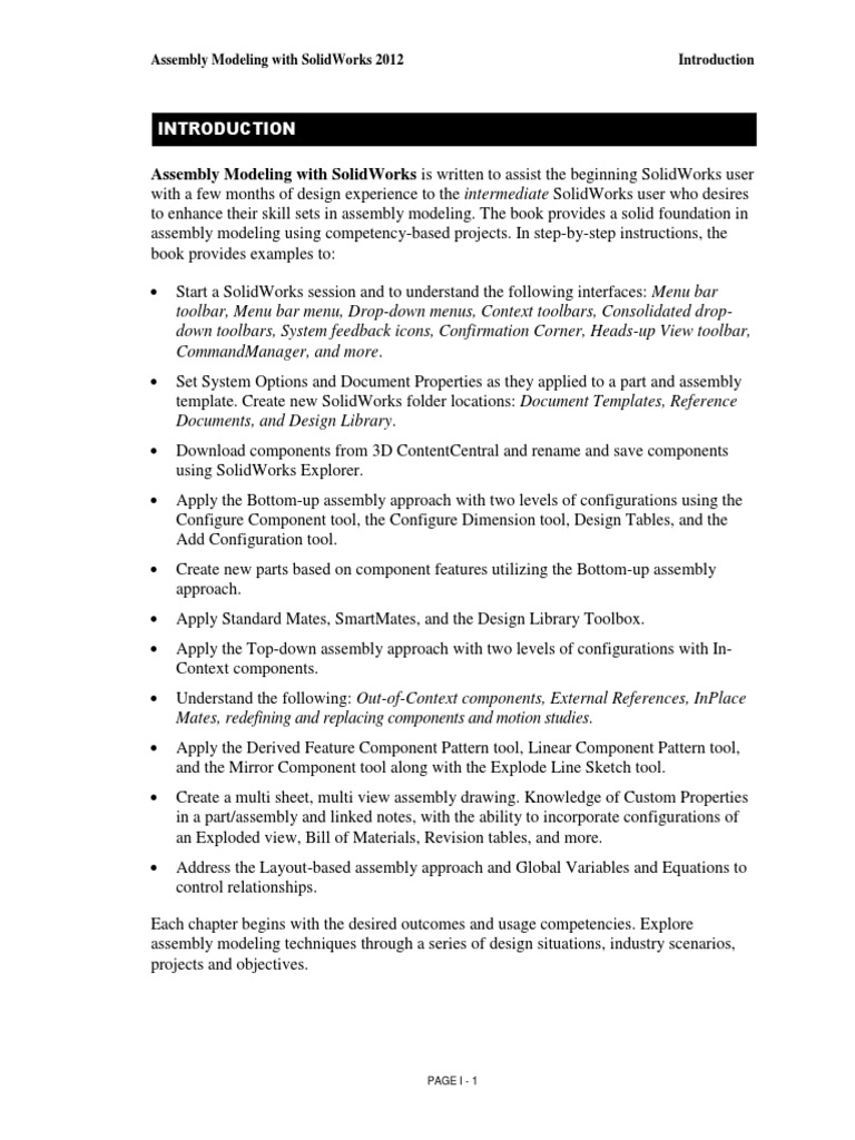 Assemblymodelingwithsolidworks PDF | PDF | Rectangle | Computing And ...