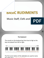 Basic Rudiments of Music