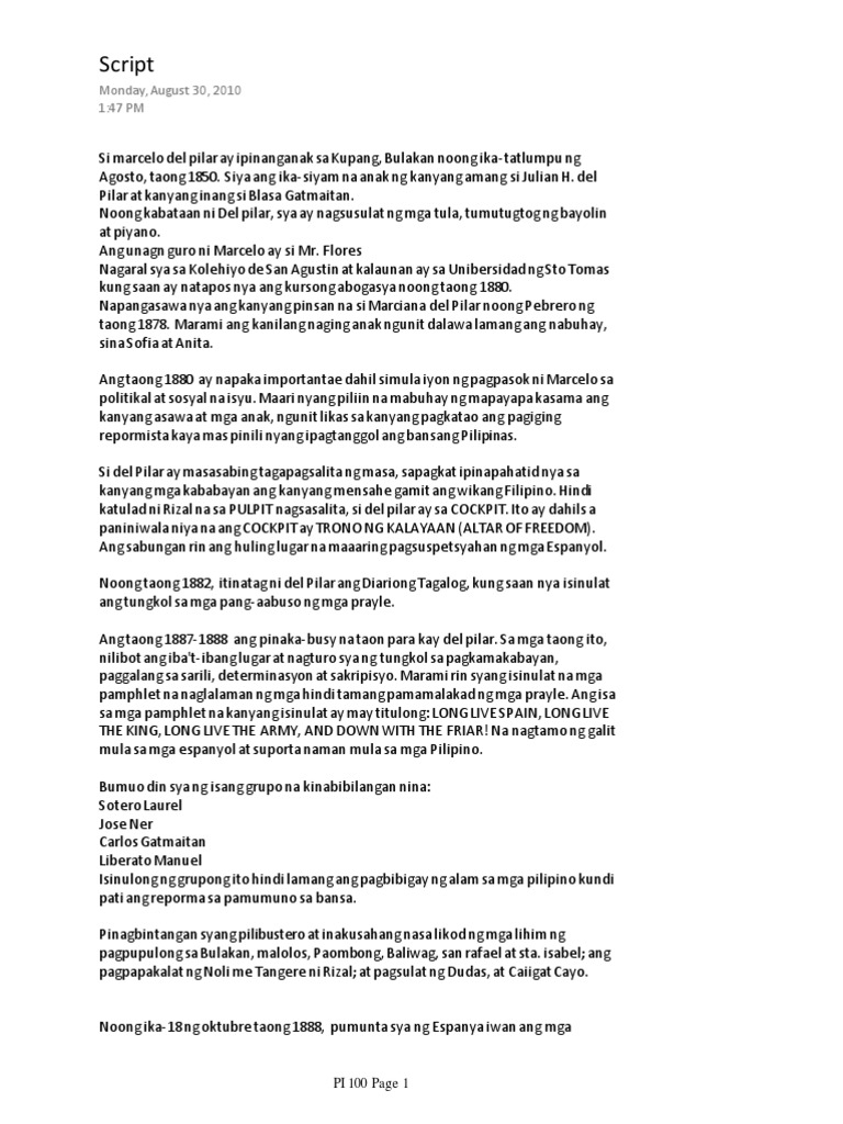 Script Pdf