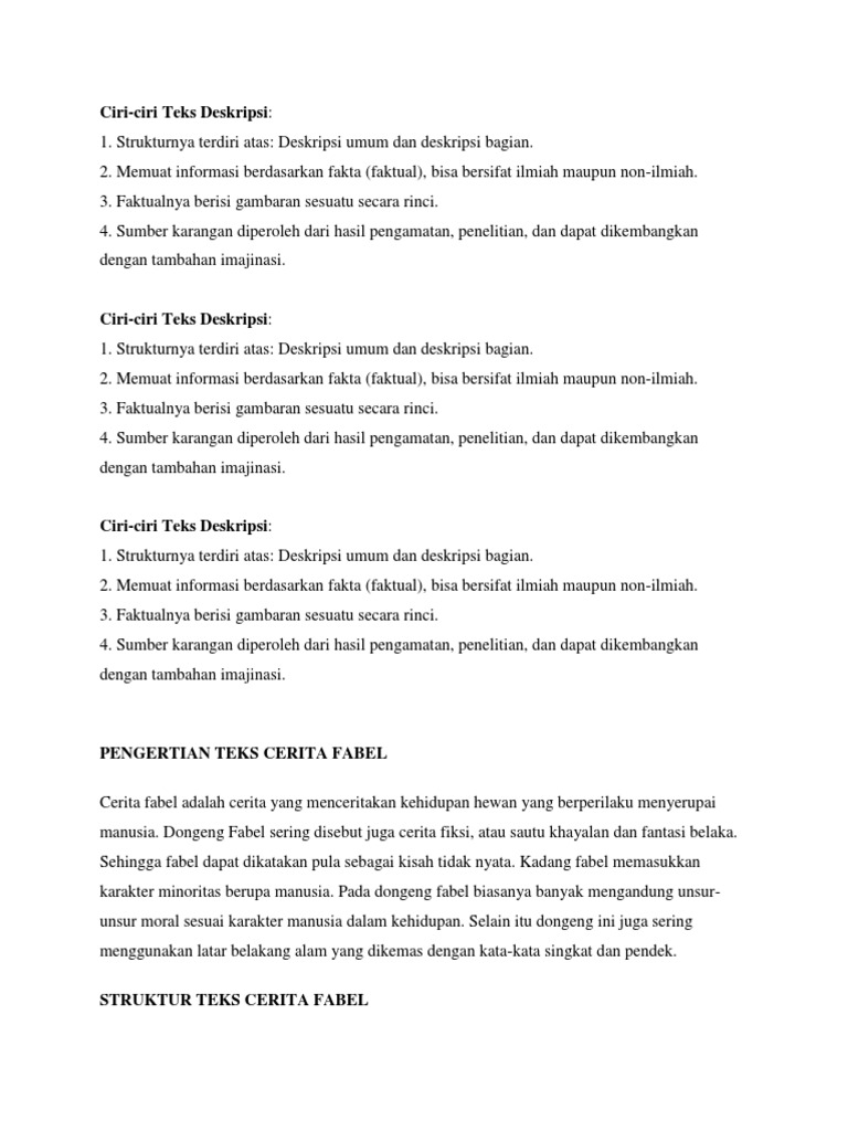 Jelaskan Pengertian Koda Dalam Struktur Teks Cerita Fabel