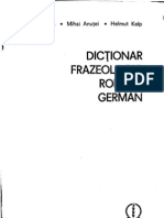Dictionar Frazeologic Roman - German