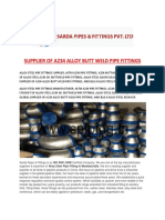 Supplier of a234 Alloy Butt Weld Pipe Fittings