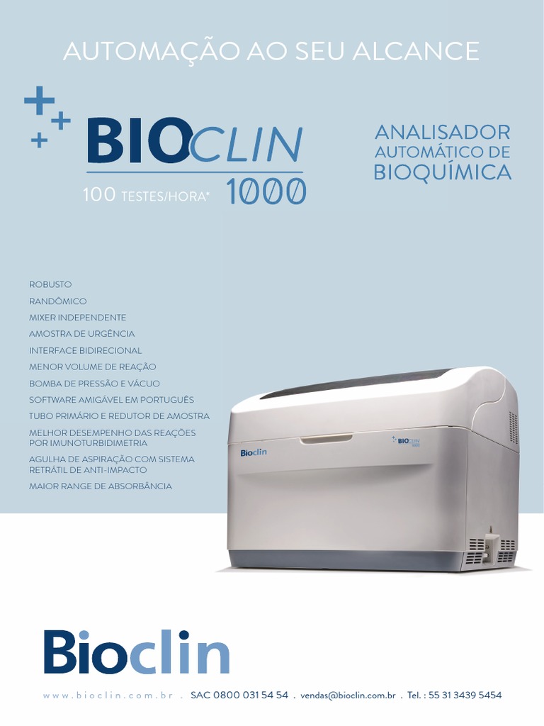 Bioclin 1000 | PDF | Química Física | Química