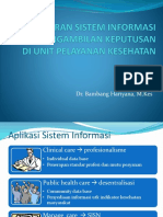 Aplikasi Sistem Informasi Di Rumah Sakit Dan Puskesmas