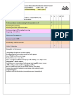 Adwc MCTMST Lesson Observation - Feedback To Student Teacher October 23rd