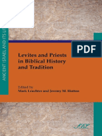 Levites and Priests in Biblical History and Tradition