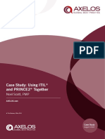 8901 CS Case Study Using ITIL and PRINCE2 Together