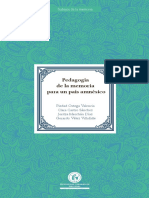 Pedagogia de La Memoria Para Un País Amnésico (Prólogo)