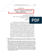 Vaclav - Havel - Disident Političke Odgovornosti