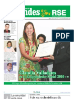 Suplemento de RSE Diario de los Andes (Venezuela) Agosto 2010
