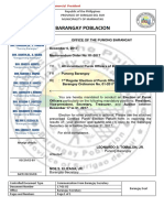 Punong Barangay Letter Calling For Purok Election