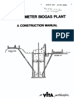 Build a 3-Cubic Meter Biogas Plant