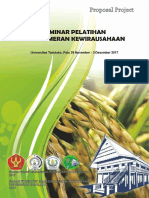 Proposal Project Pelatihan Kewirausahaan Dan Pameran Pertanian