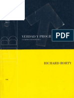 Rorty, Richard - Verdad y Progreso. Escritos Filosoficos 3