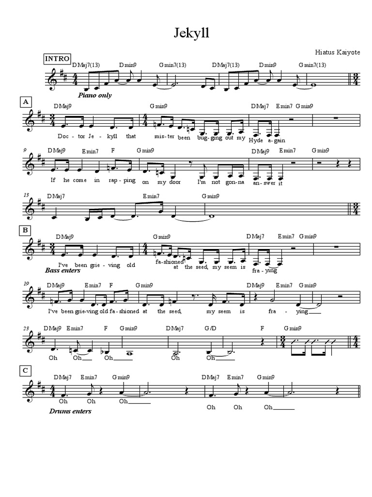 HiatusKaiyoteJekyll.pdf Musique afroaméricaine Musiciens