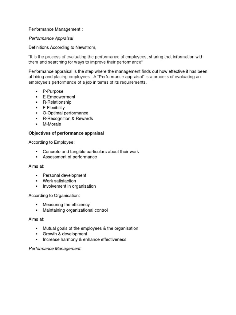 Performance Appraisal and Compensation Insights | PDF | Performance ...