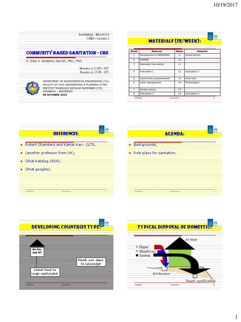 Community Based Sanitation | PDF | Sanitation | Sanitary Sewer