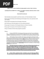 Draft EUETS Reform Legal Text